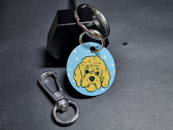 Dog Breed Personalised Pet ID Tag, 7 of 12