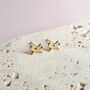 Mini Bow Micro Stud Earrings, thumbnail 1 of 4