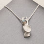 Mist Moonstone And Labradorite Orion Pendant, thumbnail 3 of 6