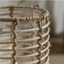 Tall Glass And Bamboo Candle Lantern, thumbnail 3 of 4