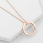 Personalised Ring Necklace, thumbnail 1 of 6