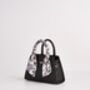 Tree Of Life Black Mini Structured Tote, thumbnail 2 of 6