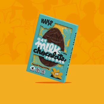 Happi Oat M!Lk Salted Honeycomb Easter Egg Bar 140g, 2 of 4