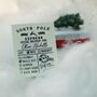 North Pole Express Gift Tags Personalised Rubber Stamp, thumbnail 3 of 3