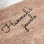 Personalised Name Wooden 'Jewels' Jewellery Box, thumbnail 6 of 6