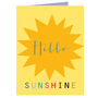 Mini Hello Sunshine Card, thumbnail 2 of 5