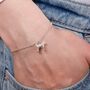 Personalised 3D Labradoodle Silver Chain Bracelet, thumbnail 1 of 10