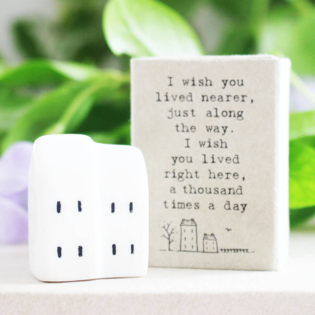 I Wish You Lived Nearer Wooden Plaque Gift LPA3-RC-5 