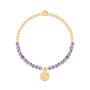 Crown Chakra Amethyst Bracelet, thumbnail 5 of 8