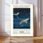 Natural History Exhibition Blue Whale Art Print, thumbnail 1 of 3