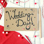 Hand Lettered Wedding Day Card, Congratulations, thumbnail 1 of 5