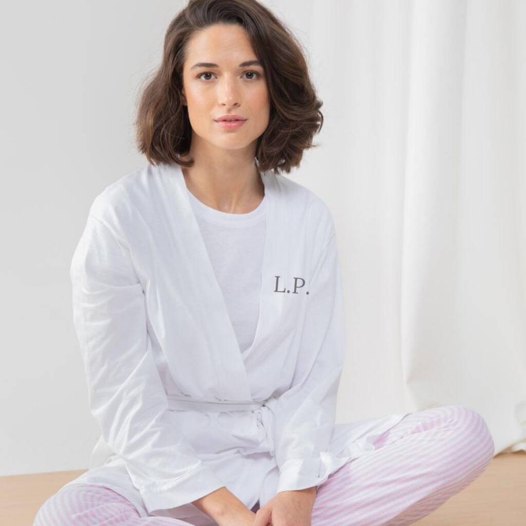 personalised ladies robe