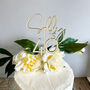 Personalised Wooden Name And Age Cake Topper Birthday, thumbnail 3 of 4