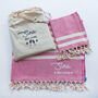 Personalised Bride Gift, Beach Towel Set, thumbnail 7 of 12