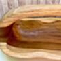 Hand Carved Teak Wooden Root Trug Flower Holder Storage, thumbnail 3 of 8