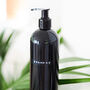 Refillable Black Bottle With Personalised Label, thumbnail 5 of 7