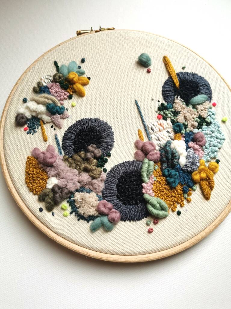 Modern Abstract Embroidery Kit, 1 of 5