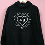 Personalised Heart Explosion Initials Hoodie, thumbnail 1 of 8