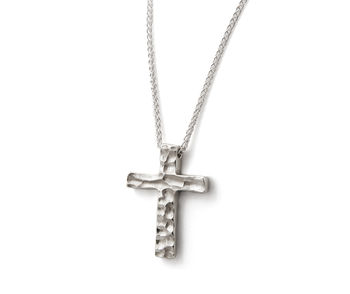 Dune Cross Silver Necklace, 5 of 7