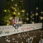 Wooden 'Merry Christmas' Train Advent Rule, thumbnail 1 of 2