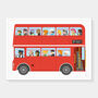 Red London Bus Print, thumbnail 3 of 3