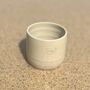 English Bulldog Engraved Ceramic Flat White Tumbler, thumbnail 7 of 8