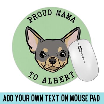 Chihuahua Portrait Mouse Mat, 2 of 5