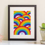 Bright And Bold Personalised Rainbow Print, thumbnail 2 of 3