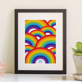 Bright And Bold Personalised Rainbow Print, 2 of 3