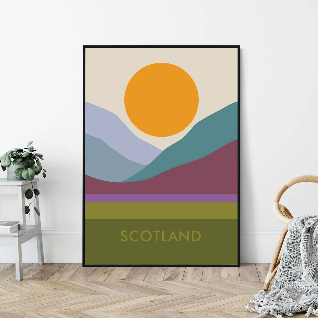 Scotland Travel Poster Print
