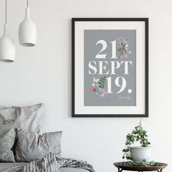 Special Date Personalised Print, 3 of 6