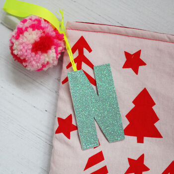 Personalised Screen Printed Christmas Stocking, 7 of 12