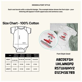 I'm On Formula Baby Grow | Daddy's Race Car Driver, 2 of 5