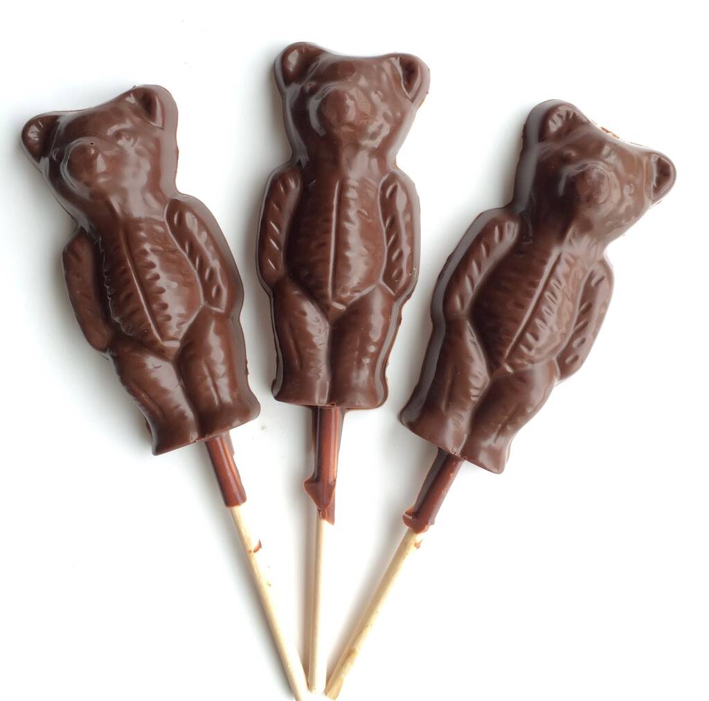 Vegan And Dairy Free Milk Chocolate Teddy Bear Lollies By So Sweet ...