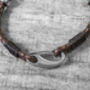 Personalised Soundwave Leather Bracelet, thumbnail 4 of 4