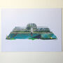 'Kew Gardens, London' Recycled Paper Collage Print, thumbnail 5 of 5