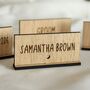 Engraved Rectangle Wedding Place Card,Party Table Names, thumbnail 2 of 7