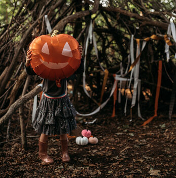 Halloween Pumpkin Shaped Foil Balloon, 7 of 10