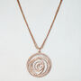 Sparkly Spiral Pendant Necklace, thumbnail 1 of 5