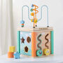Personalised Kids Wooden Toy Motor Activity Cube, thumbnail 1 of 3