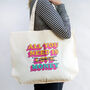 'All You Need Is Money' Funny Tote Bag, thumbnail 2 of 2