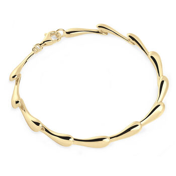 Designer Eternal Drop Bracelet In 18ct Gold Vermeil, 2 of 4