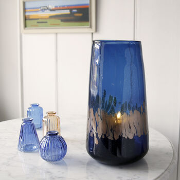 Blue And Copper Vase / Candleholder, 2 of 2