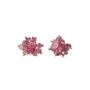 Pink Tourmaline Pompom Stud Earrings, thumbnail 1 of 2