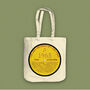 Personalised Year Of Music Organic Canvas Tote Bag Gift, thumbnail 4 of 5