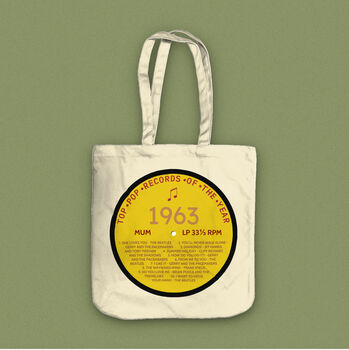 Personalised Year Of Music Organic Canvas Tote Bag Gift, 4 of 5