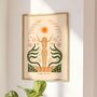 ‘Chase The Sun’ Boho Sun Wall Art Print, thumbnail 3 of 4