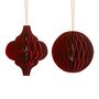 Honeycomb Hanging Decoration Set Of Two, thumbnail 5 of 6