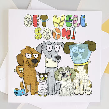 Get Well Soon Dogs Card, 3 of 4