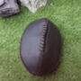 Personalised Luxury Leather Rugby Ball Wash Bag, thumbnail 9 of 12